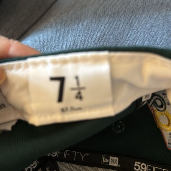 Los Angeles Dodgers New Era Logo 59 Mens Fitted Baseball Cap. Size 7.25 in. - Picture 9 of 10